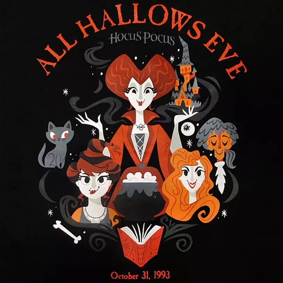 ✴2 LEFT!✴ NWT- Disney Hocus Pocus Ringer T-Shirt - Picture 4 of 9